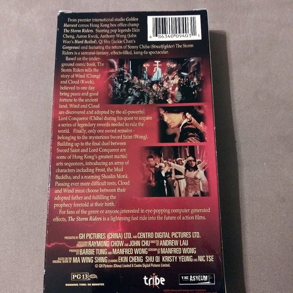 2 VHS Videos Heaven’s Prisoners and The Storm Riders, VCR Video Tape, VHS Movie - Picture 4 of 12